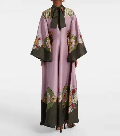 La DoubleJ Magnifico printed silk twill kaftan | Thumbnail 3 La DoubleJ Magnifico printed silk twill kaftan | Thumbnail 3