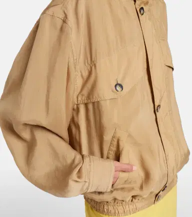 Saint Laurent Oversized blouson jacket | Thumbnail 5 Saint Laurent Oversized blouson jacket | Thumbnail 5