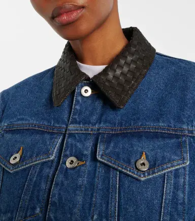 Bottega Veneta Intrecciato denim jacket | Thumbnail 2 Bottega Veneta Intrecciato denim jacket | Thumbnail 2
