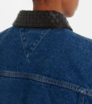 Bottega Veneta Intrecciato denim jacket | Thumbnail 4 Bottega Veneta Intrecciato denim jacket | Thumbnail 4