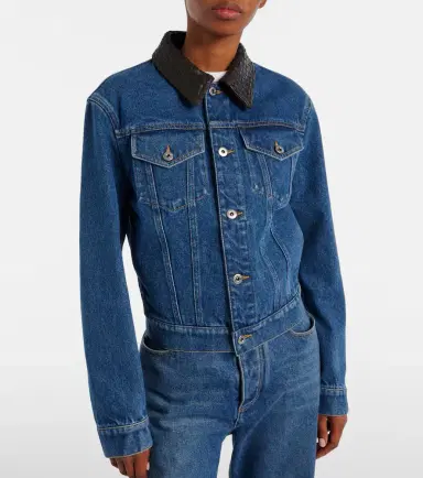 Bottega Veneta Intrecciato denim jacket | Thumbnail 7 Bottega Veneta Intrecciato denim jacket | Thumbnail 7