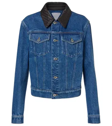 Bottega Veneta Intrecciato denim jacket | Thumbnail 1 Bottega Veneta Intrecciato denim jacket | Thumbnail 1