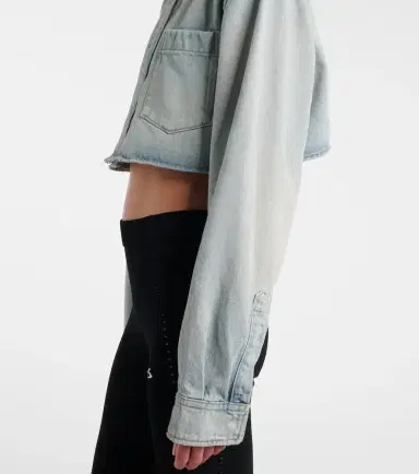 Balenciaga Cropped denim shirt | Thumbnail 5 Balenciaga Cropped denim shirt | Thumbnail 5