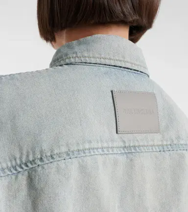 Balenciaga Cropped denim shirt | Thumbnail 6 Balenciaga Cropped denim shirt | Thumbnail 6