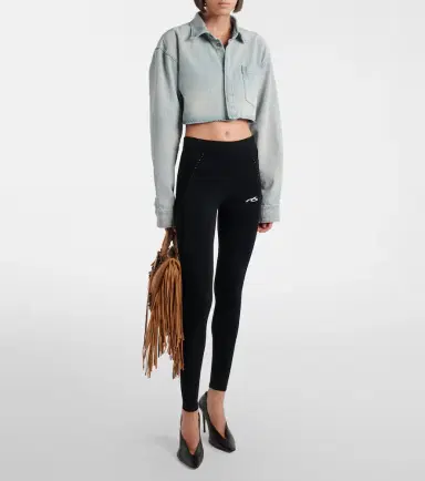 Balenciaga Cropped denim shirt | Thumbnail 7 Balenciaga Cropped denim shirt | Thumbnail 7