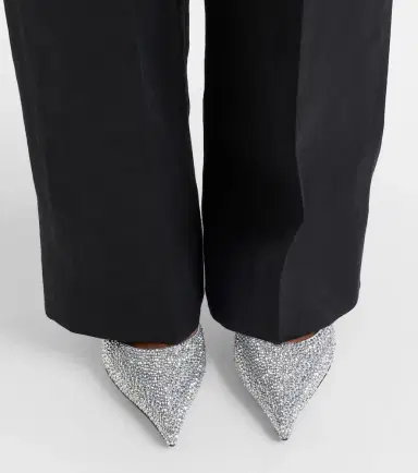 Alexander McQueen Skull studded satin pumps | Thumbnail 2 Alexander McQueen Skull studded satin pumps | Thumbnail 2