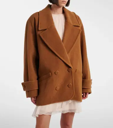 Chloe Chloé Double-breasted virgin-wool coat | Thumbnail 3 Chloe Chloé Double-breasted virgin-wool coat | Thumbnail 3