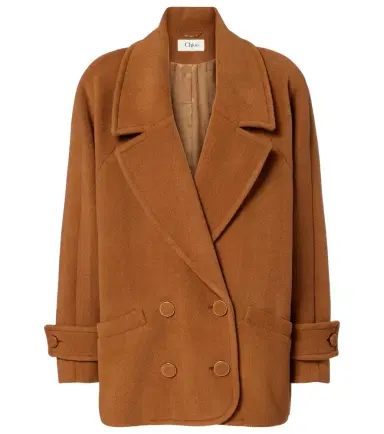 Chloe Chloé Double-breasted virgin-wool coat | Thumbnail 1 Chloe Chloé Double-breasted virgin-wool coat | Thumbnail 1