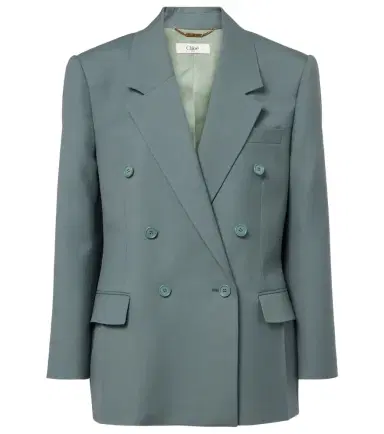 Chloe Chloé Double-breasted wool blazer | Thumbnail 1 Chloe Chloé Double-breasted wool blazer | Thumbnail 1
