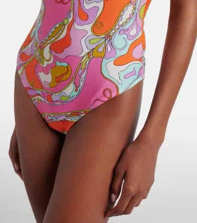 PUCCI Orchidee one-shoulder swimsuit | Thumbnail 5 PUCCI Orchidee one-shoulder swimsuit | Thumbnail 5