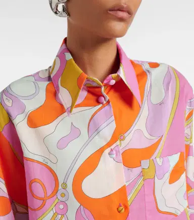 PUCCI Orchidee cotton shirt | Thumbnail 3 PUCCI Orchidee cotton shirt | Thumbnail 3