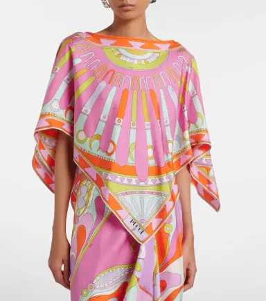 PUCCI Soleil silk twill top | Thumbnail 6 PUCCI Soleil silk twill top | Thumbnail 6