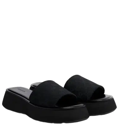 Gucci GG canvas platform slides | Thumbnail 1 Gucci GG canvas platform slides | Thumbnail 1