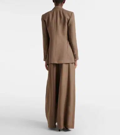 Ralph Lauren Collection Greer linen, cashmere, and silk wide-leg pants | Thumbnail 3 Ralph Lauren Collection Greer linen, cashmere, and silk wide-leg pants | Thumbnail 3
