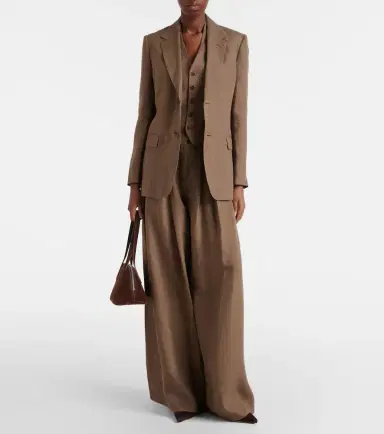 Ralph Lauren Collection Greer linen, cashmere, and silk wide-leg pants | Thumbnail 6 Ralph Lauren Collection Greer linen, cashmere, and silk wide-leg pants | Thumbnail 6