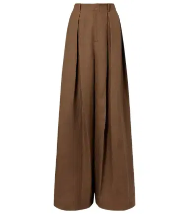 Ralph Lauren Collection Greer linen, cashmere, and silk wide-leg pants | Thumbnail 1 Ralph Lauren Collection Greer linen, cashmere, and silk wide-leg pants | Thumbnail 1