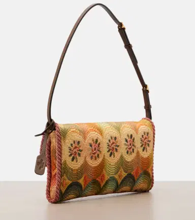 Valentino Garavani DeVain Small floral jacquard shoulder bag | Thumbnail 3 Valentino Garavani DeVain Small floral jacquard shoulder bag | Thumbnail 3