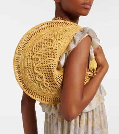 Chloé Chloé Summer Banana raffia shoulder bag | Thumbnail 5 Chloé Chloé Summer Banana raffia shoulder bag | Thumbnail 5