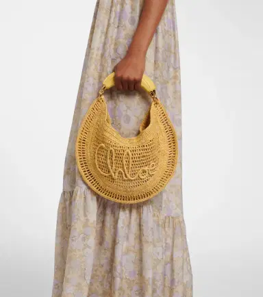 Chloé Chloé Summer Banana raffia shoulder bag | Thumbnail 6 Chloé Chloé Summer Banana raffia shoulder bag | Thumbnail 6