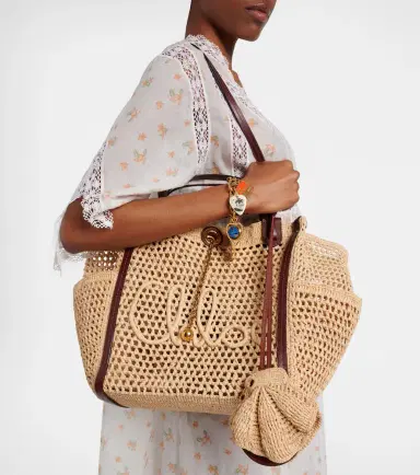 Chloé Chloé Chloé Iconic Small raffia tote bag | Thumbnail 7 Chloé Chloé Chloé Iconic Small raffia tote bag | Thumbnail 7