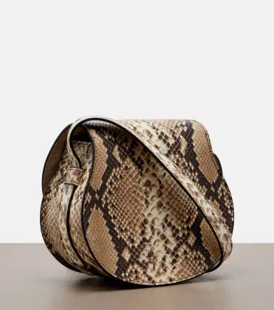 Chloe Chloé Marcie Mini snake-effect leather crossbody bag | Thumbnail 2 Chloe Chloé Marcie Mini snake-effect leather crossbody bag | Thumbnail 2