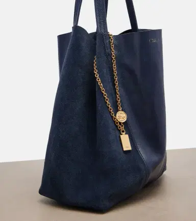 Chloé Chloé Chloé Spin leather and suede tote bag | Thumbnail 2 Chloé Chloé Chloé Spin leather and suede tote bag | Thumbnail 2