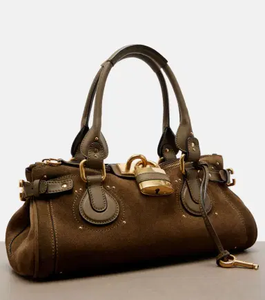 Chloé Chloé Paddington suede shoulder bag | Thumbnail 3 Chloé Chloé Paddington suede shoulder bag | Thumbnail 3