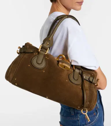 Chloé Chloé Paddington suede shoulder bag | Thumbnail 7 Chloé Chloé Paddington suede shoulder bag | Thumbnail 7