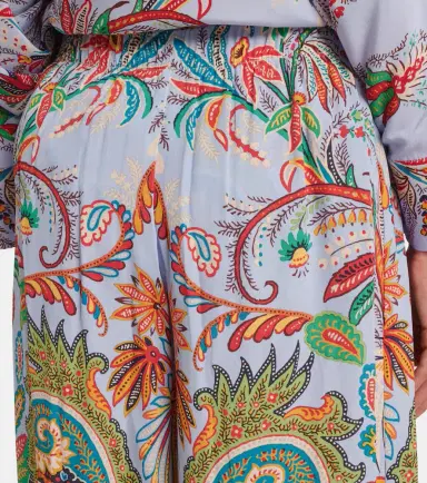 Etro Paisley wide-leg pants | Thumbnail 4 Etro Paisley wide-leg pants | Thumbnail 4