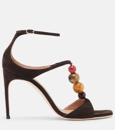 Malone Souliers Lena beaded suede sandals | Thumbnail 4 Malone Souliers Lena beaded suede sandals | Thumbnail 4