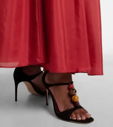 Malone Souliers Lena beaded suede sandals | Thumbnail 6 Malone Souliers Lena beaded suede sandals | Thumbnail 6