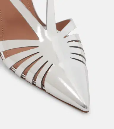 Malone Souliers Janette metallic leather slingback pumps | Thumbnail 4 Malone Souliers Janette metallic leather slingback pumps | Thumbnail 4