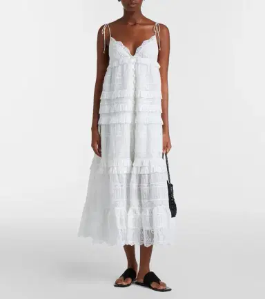 Zimmermann Solstice cotton midi dress | Thumbnail 2 Zimmermann Solstice cotton midi dress | Thumbnail 2