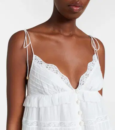 Zimmermann Solstice cotton midi dress | Thumbnail 4 Zimmermann Solstice cotton midi dress | Thumbnail 4