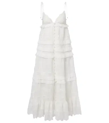 Zimmermann Solstice cotton midi dress | Thumbnail 1 Zimmermann Solstice cotton midi dress | Thumbnail 1