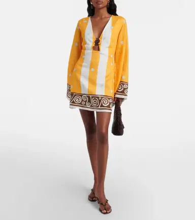 Cala de la Cruz Tessa striped linen dress | Thumbnail 4 Cala de la Cruz Tessa striped linen dress | Thumbnail 4