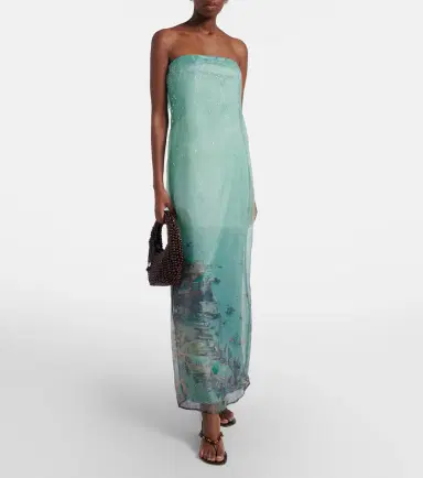 Staud Amara embellished organza maxi dress | Thumbnail 5 Staud Amara embellished organza maxi dress | Thumbnail 5