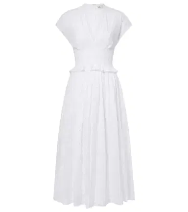 Tory Burch Broderie anglaise cotton midi dress | Thumbnail 1 Tory Burch Broderie anglaise cotton midi dress | Thumbnail 1