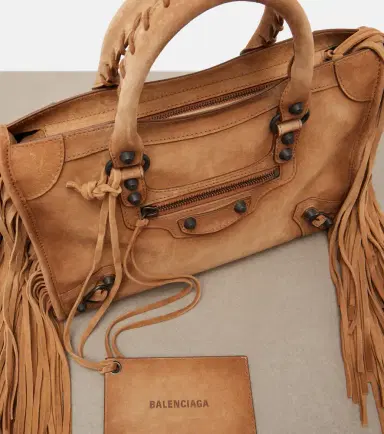 Balenciaga Le City Small suede top-handle bag | Thumbnail 2 Balenciaga Le City Small suede top-handle bag | Thumbnail 2