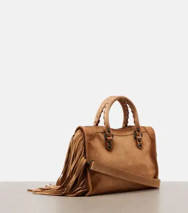 Balenciaga Le City Small suede top-handle bag | Thumbnail 3 Balenciaga Le City Small suede top-handle bag | Thumbnail 3
