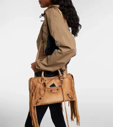 Balenciaga Le City Small suede top-handle bag | Thumbnail 5 Balenciaga Le City Small suede top-handle bag | Thumbnail 5