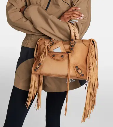 Balenciaga Le City Small suede top-handle bag | Thumbnail 6 Balenciaga Le City Small suede top-handle bag | Thumbnail 6