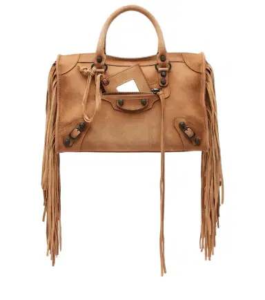Balenciaga Le City Small suede top-handle bag | Thumbnail 1 Balenciaga Le City Small suede top-handle bag | Thumbnail 1
