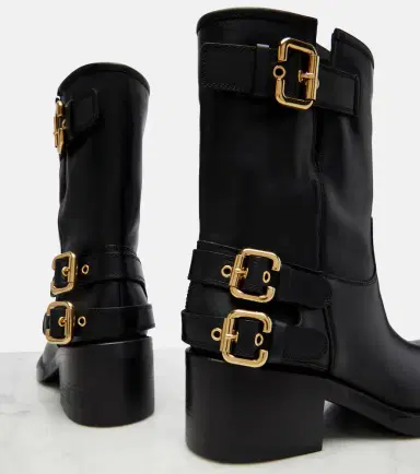 Chloé Chloé Dakota leather biker boots | Thumbnail 2 Chloé Chloé Dakota leather biker boots | Thumbnail 2