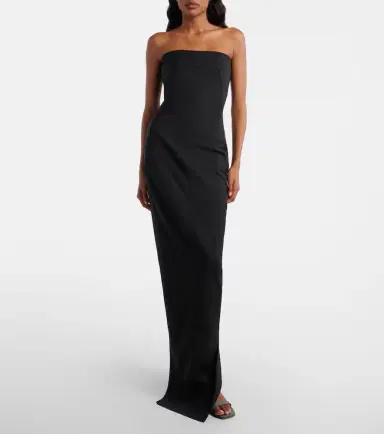 Rick Owens Wool-blend bustier gown | Thumbnail 3 Rick Owens Wool-blend bustier gown | Thumbnail 3