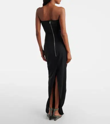Rick Owens Wool-blend bustier gown | Thumbnail 6 Rick Owens Wool-blend bustier gown | Thumbnail 6