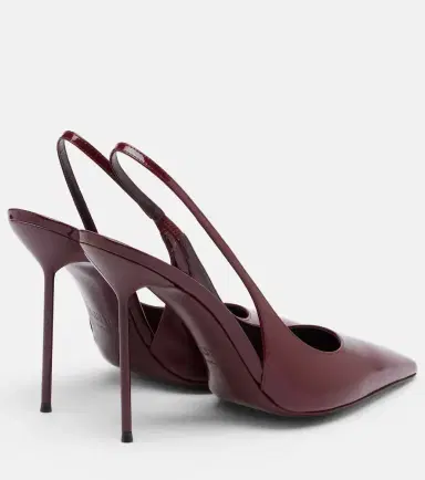 Paris Texas Lidia patent leather slingback pumps | Thumbnail 2 Paris Texas Lidia patent leather slingback pumps | Thumbnail 2
