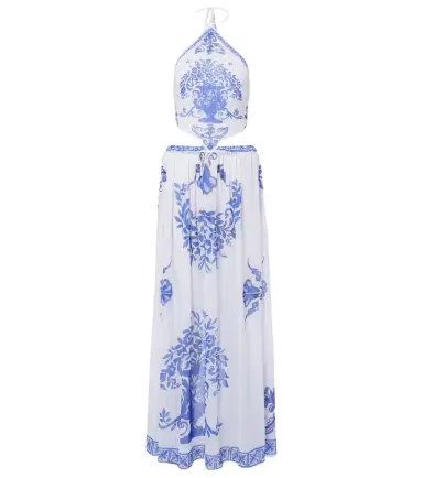Bananhot Riley printed cotton maxi dress | Thumbnail 1 Bananhot Riley printed cotton maxi dress | Thumbnail 1