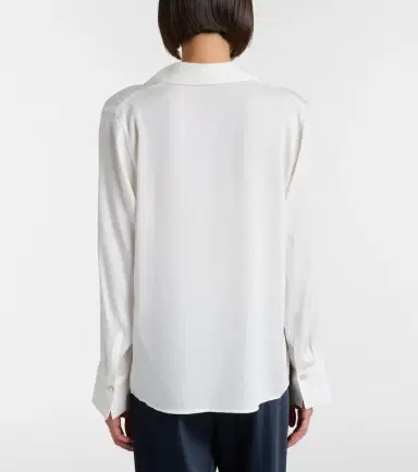 Vince Silk-blend blouse | Thumbnail 6 Vince Silk-blend blouse | Thumbnail 6
