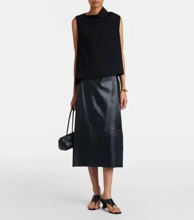 Vince Draped asymmetric crêpe top | Thumbnail 5 Vince Draped asymmetric crêpe top | Thumbnail 5